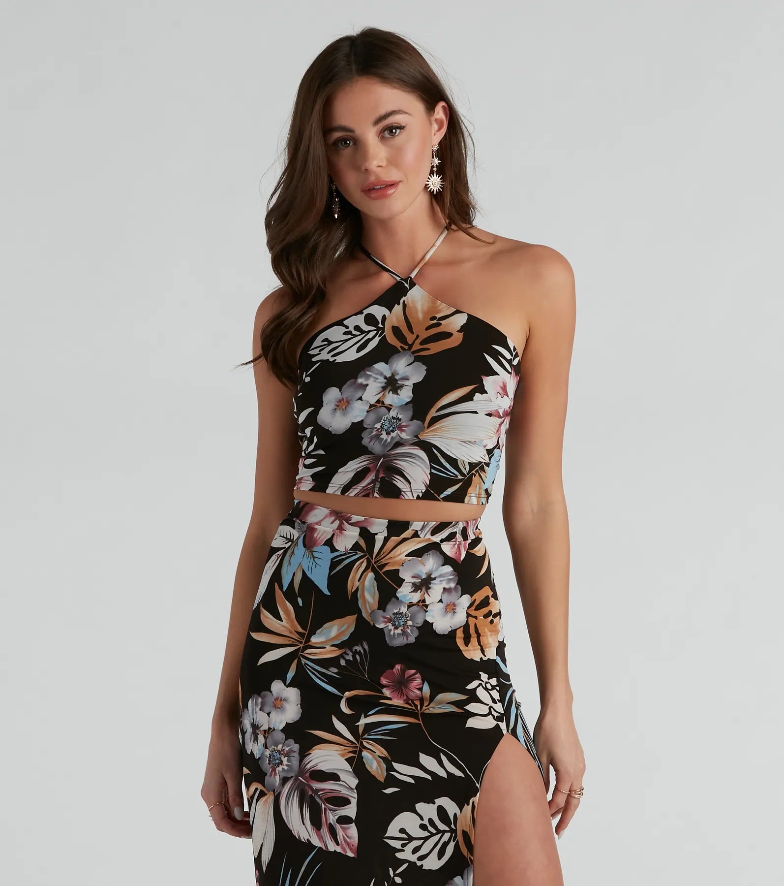 Ticket To Paradise Halter Crop Top - Image 3
