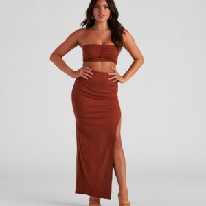 So Stunning Ruched Tube Top