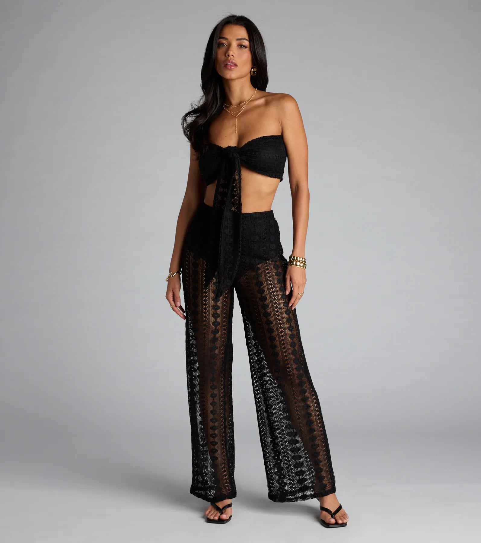 Catching Looks Crochet Bandeau Tube Top - Image 3