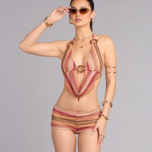 Sun Chaser Crochet Halter Top