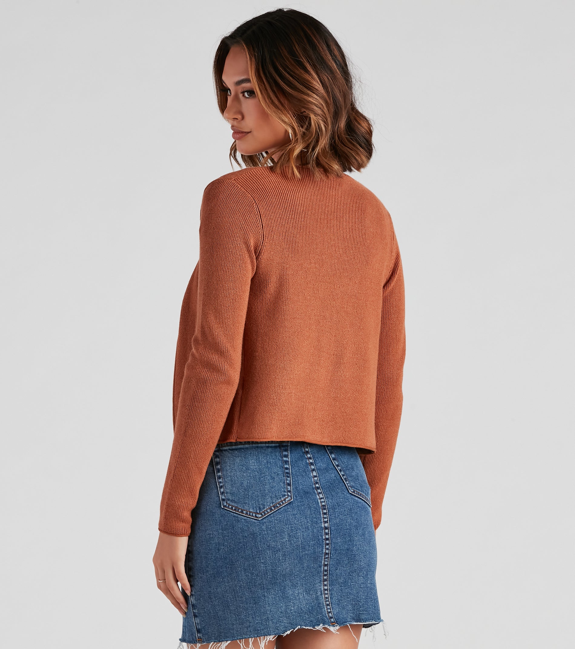 Fell For You Knit Open Cardigan - Image 3