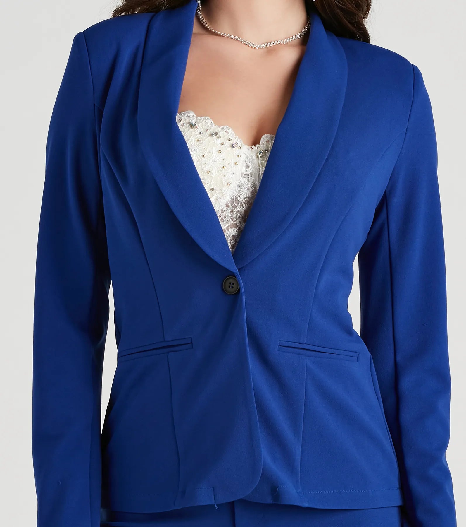 Right Moves Crepe Blazer - Image 4