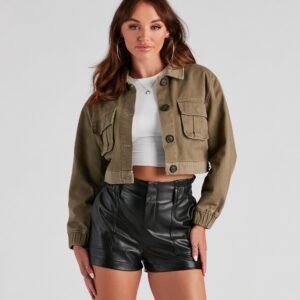 Totally Favored Denim Trucker Jacket