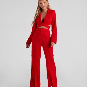 Boss Babe Moves Cropped Blazer