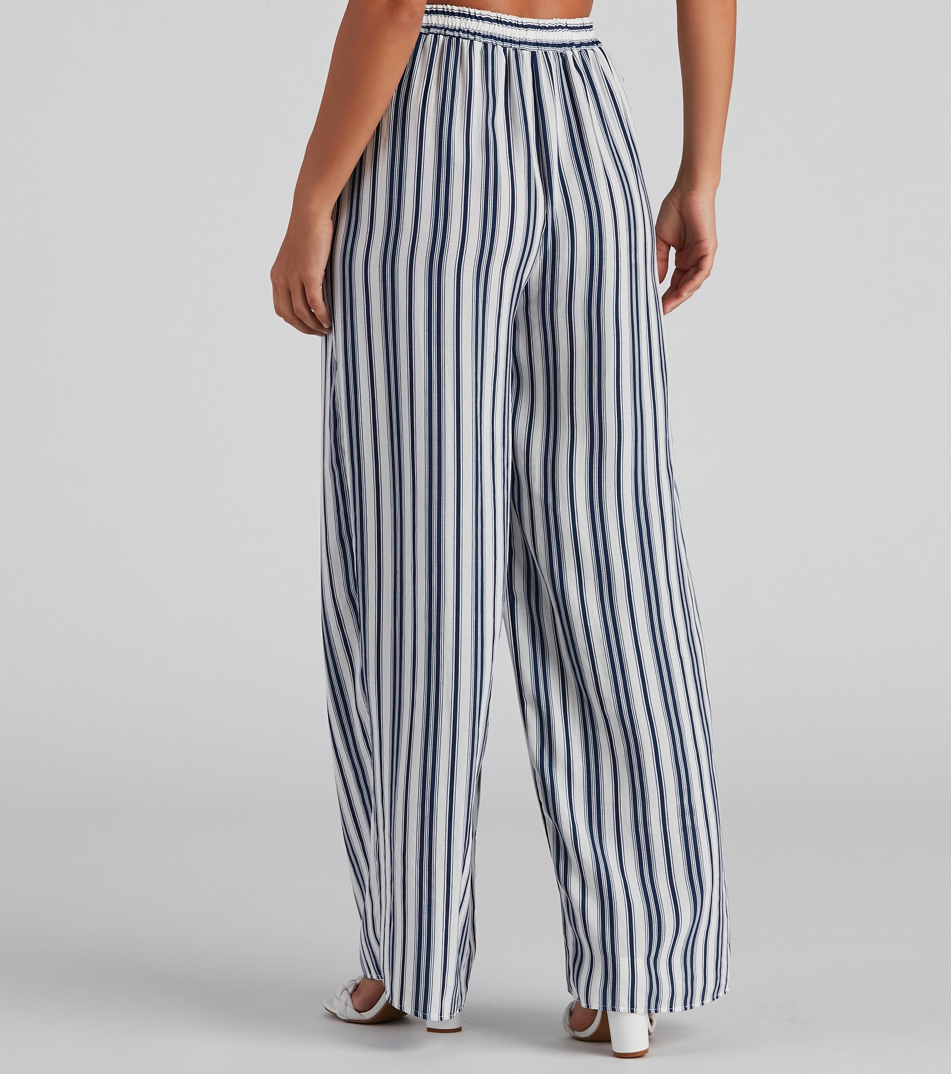 Sunday's Match Striped Wide Leg Pants - Image 3