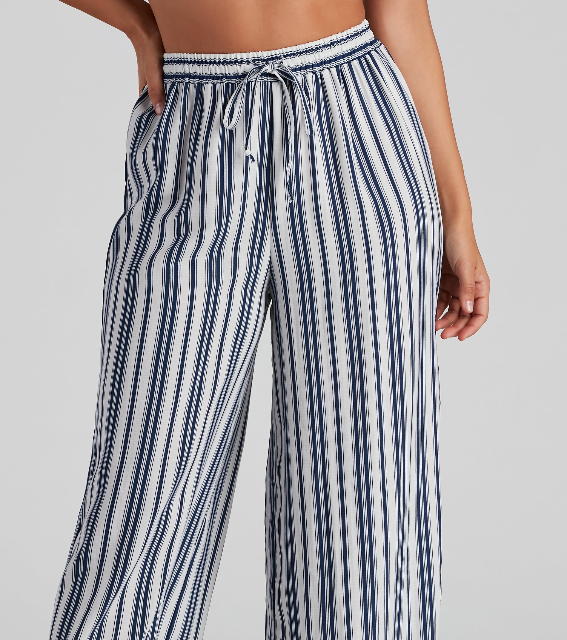 Sunday's Match Striped Wide Leg Pants - Image 4