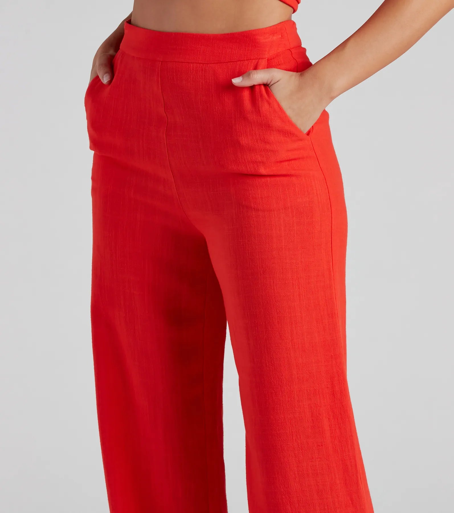 Worth It Linen Wide Leg Pants - Image 4