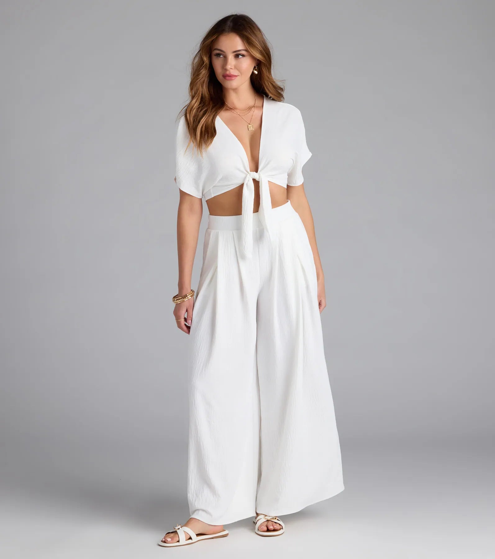 Weekend Vibes Wide-Leg Palazzo Pants - Image 5