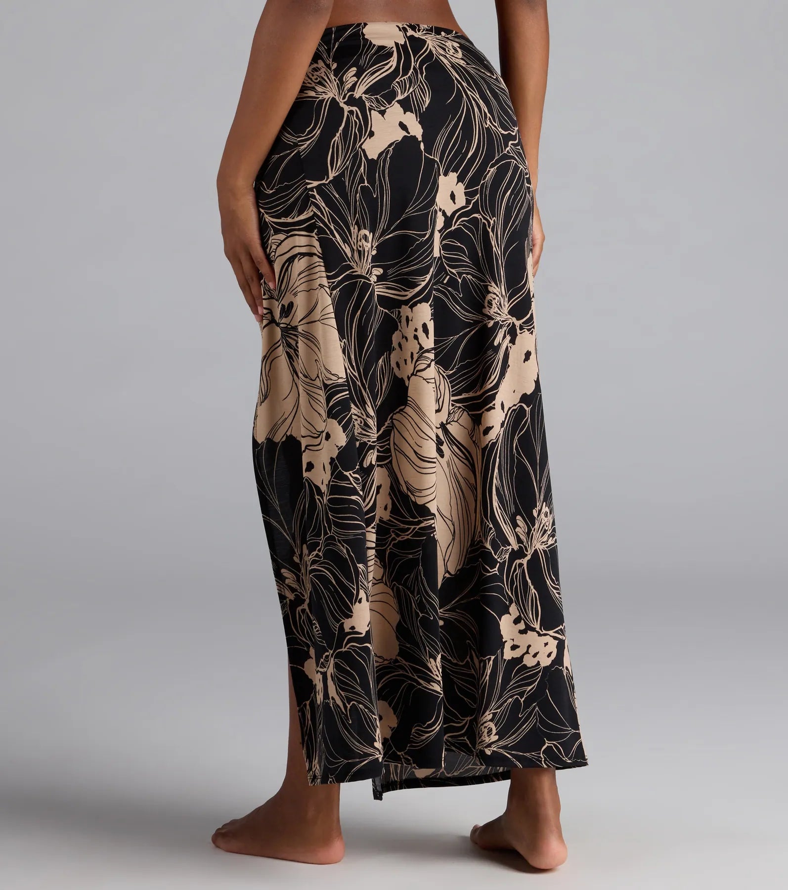 Under The Sun Tropical Slit Maxi Skirt - Image 2