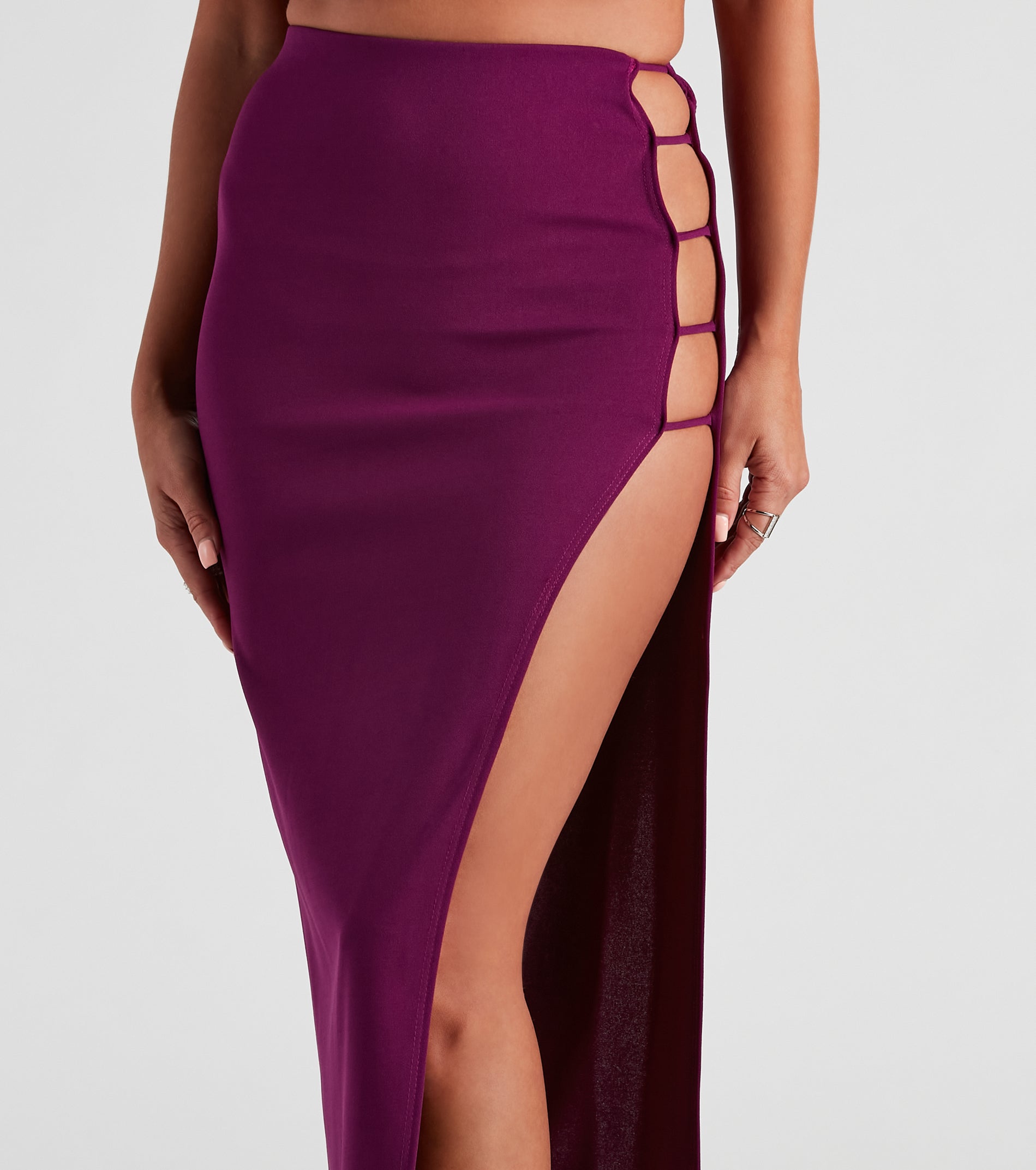 Teach Me Tonight Crepe Maxi Skirt - Image 3
