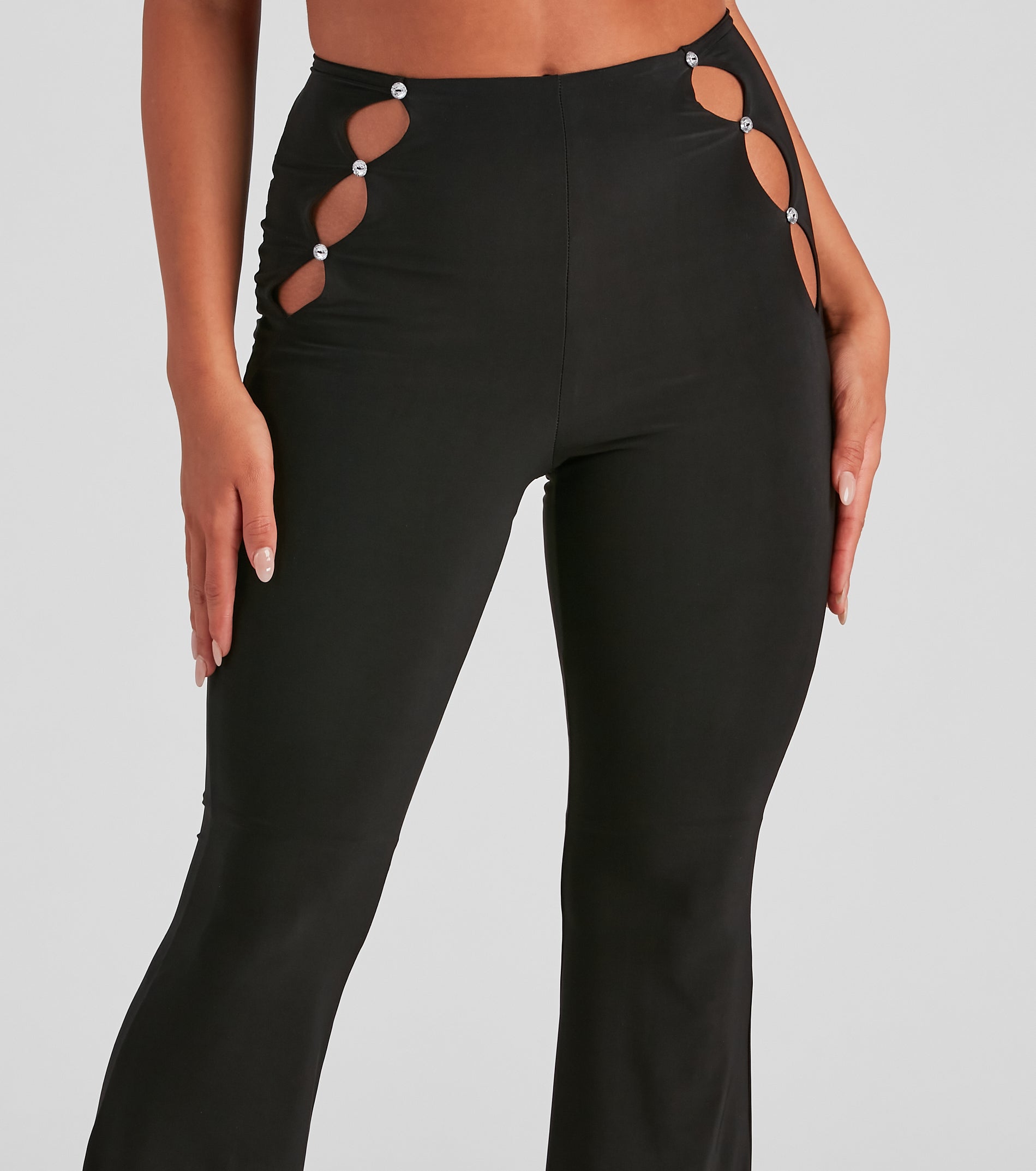 Hidden Gem High Rise Flare Pants - Image 4