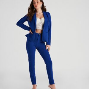 Right Moves Crepe Trouser Pants