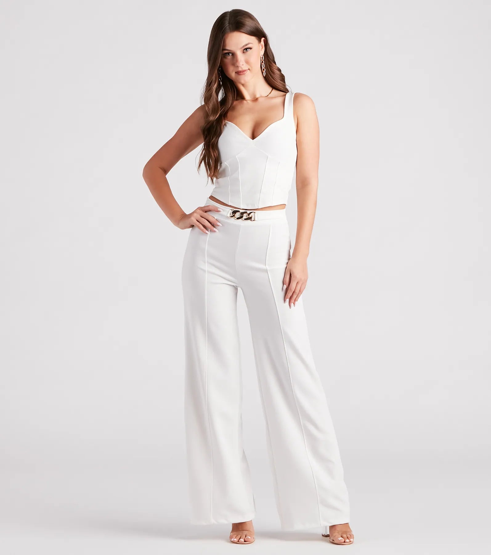 Forever Linked Chain Wide Leg Pants - Image 2