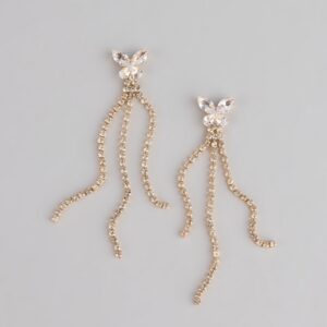 Twinkle And Flutter Butterfly Earrings