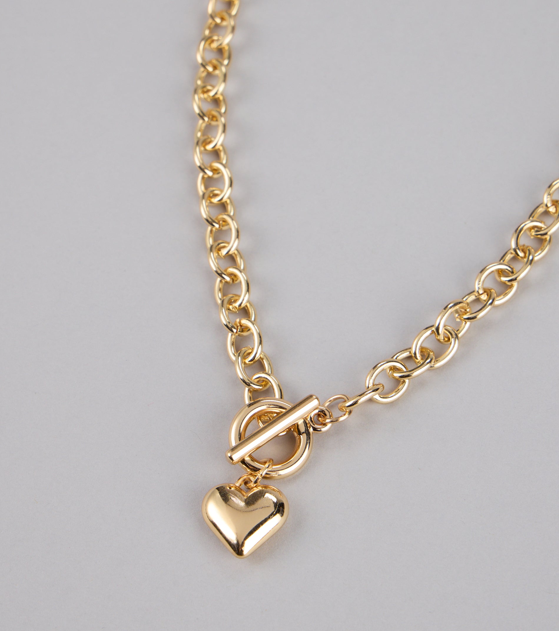 Locked in Love Heart Toggle Necklace - Image 3