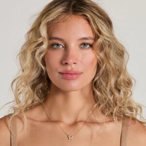Striking Charm Butterfly Necklace