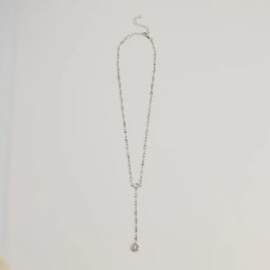 Chic Sparkle Rhinestone Lariat Necklace