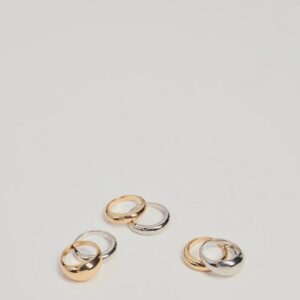 Casual Chic Mixed Metals Multi Ring Pack