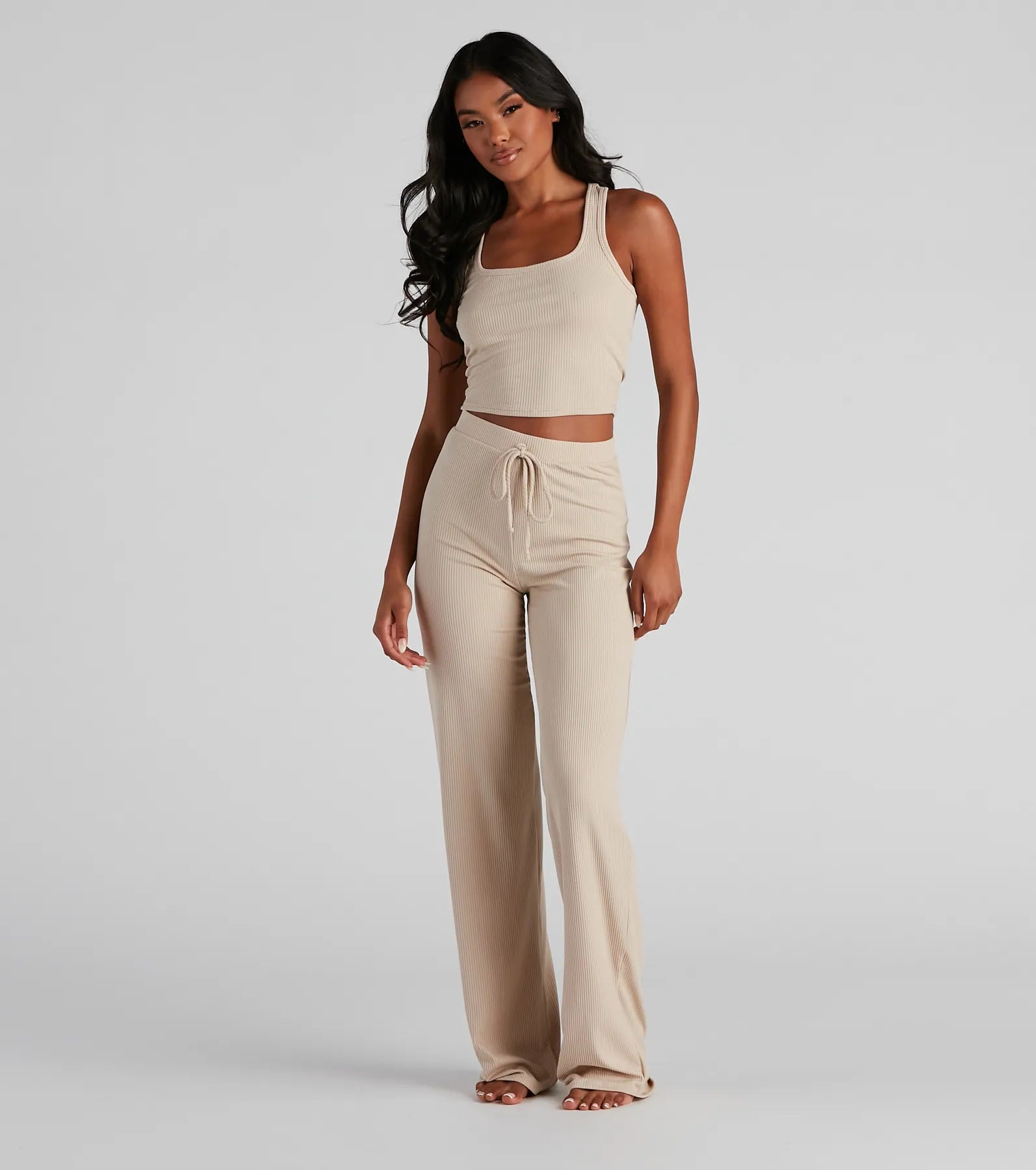 Lounge Goals Wide Leg PJ Pants - Image 2