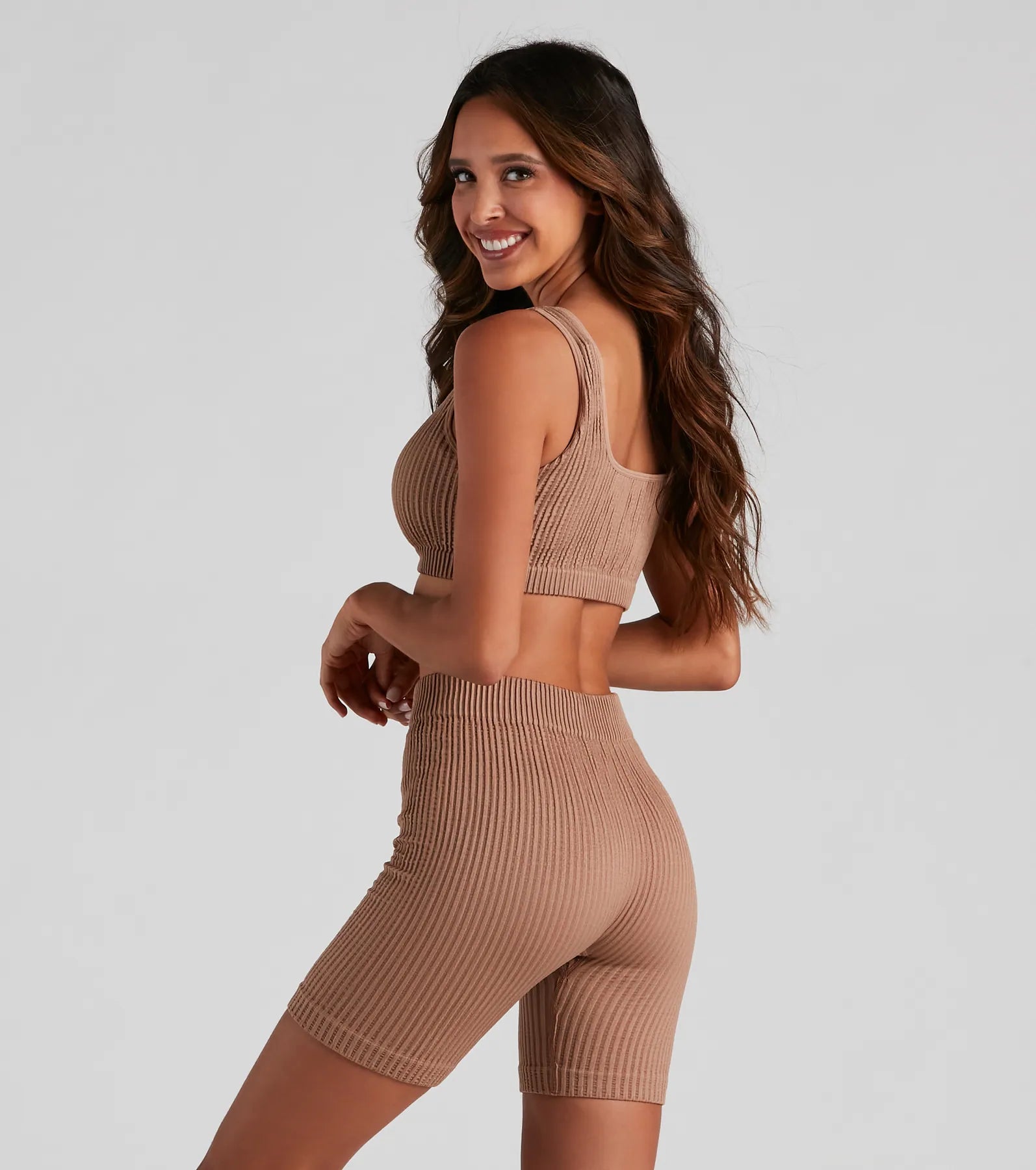 Life Of Leisure Rib Seamless Bra - Image 5
