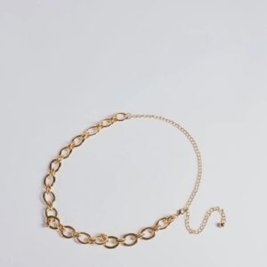 Edgy Vibes Chunky Chain-Link Metal Belt