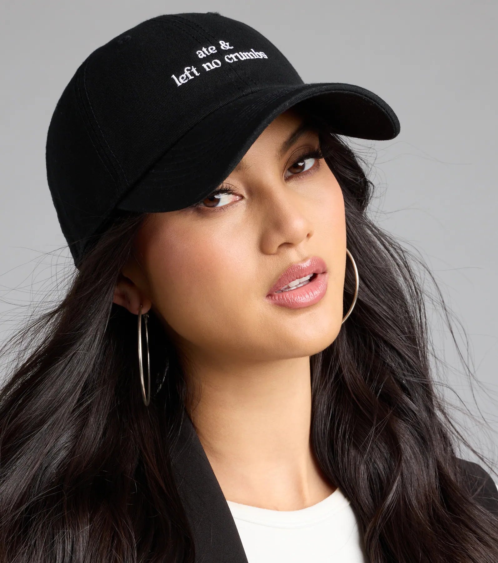 Ate & Left No Crumbs Embroidered Baseball Cap - Image 4