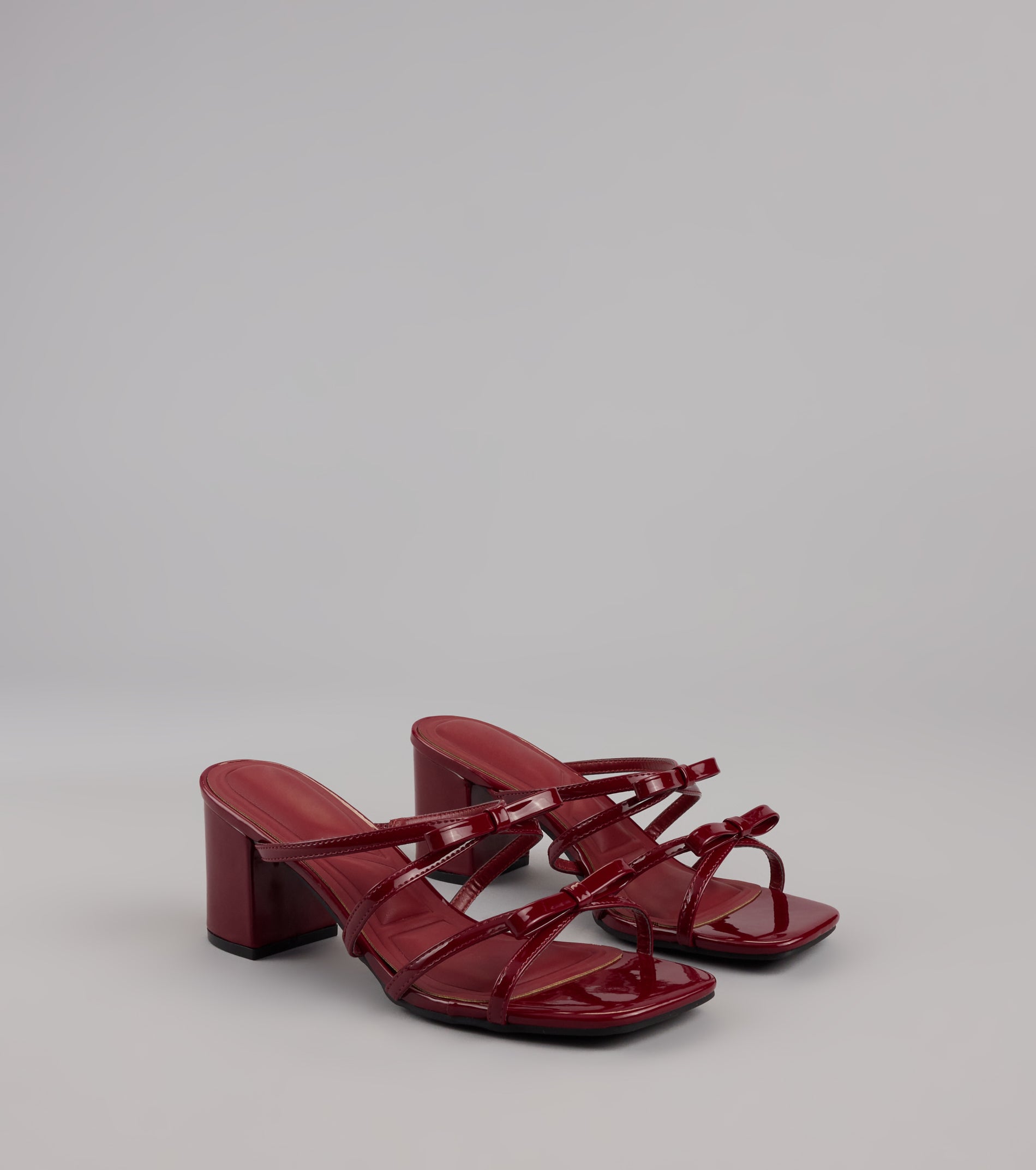All Day Cute Bow Strap Block Heel Mules - Image 5