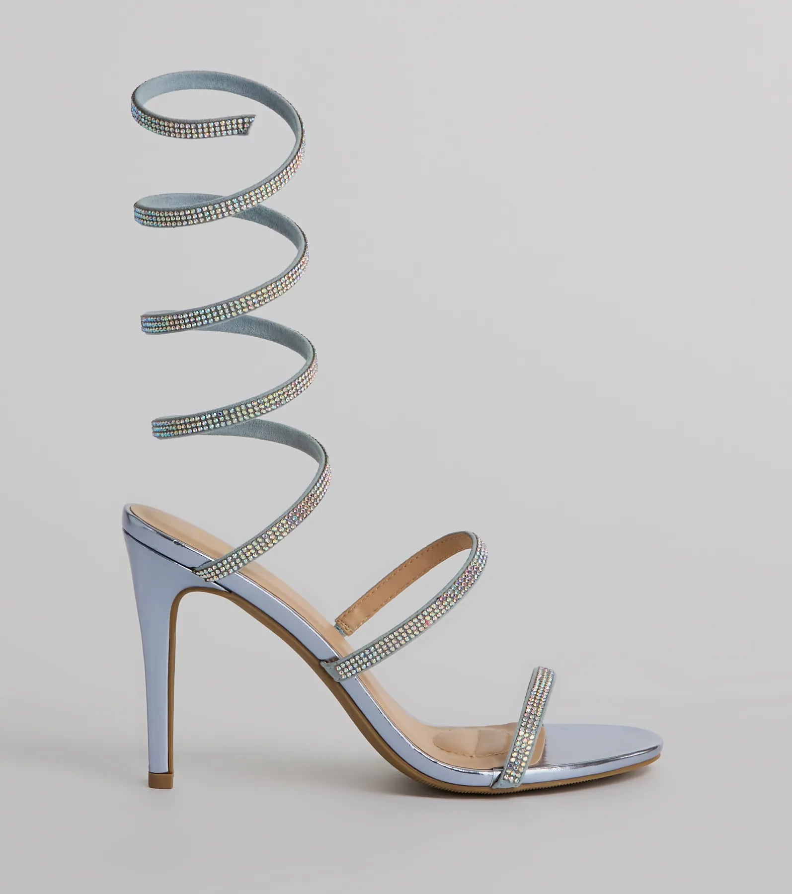 Special Surprise Rhinestone Spiral Stiletto Heels - Image 2