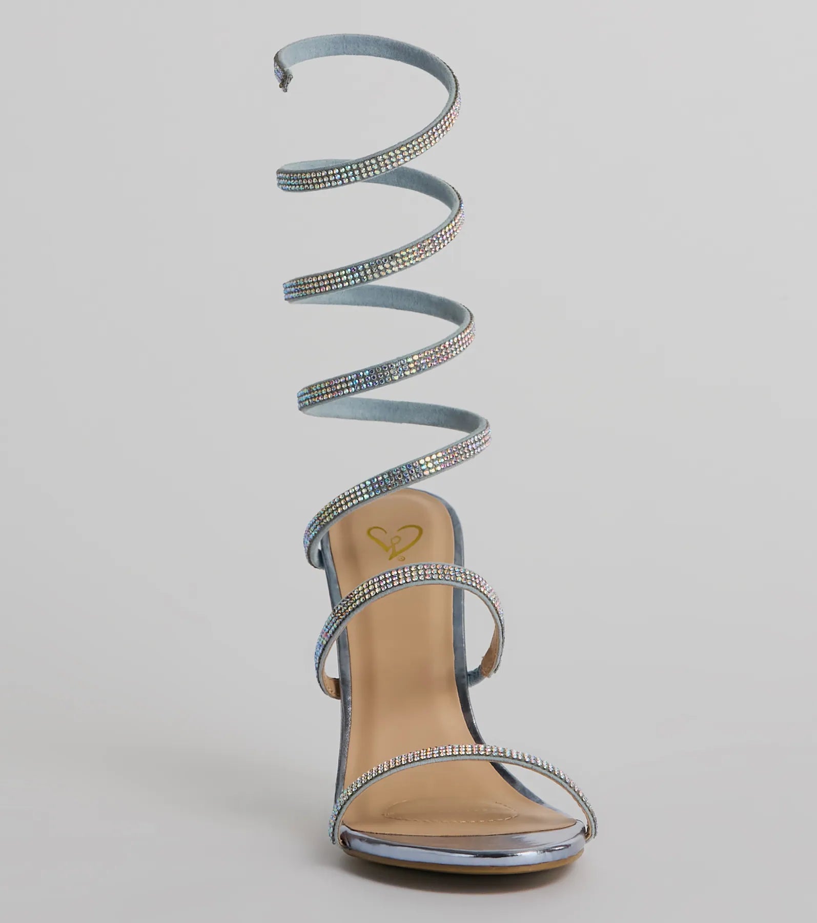 Special Surprise Rhinestone Spiral Stiletto Heels - Image 3