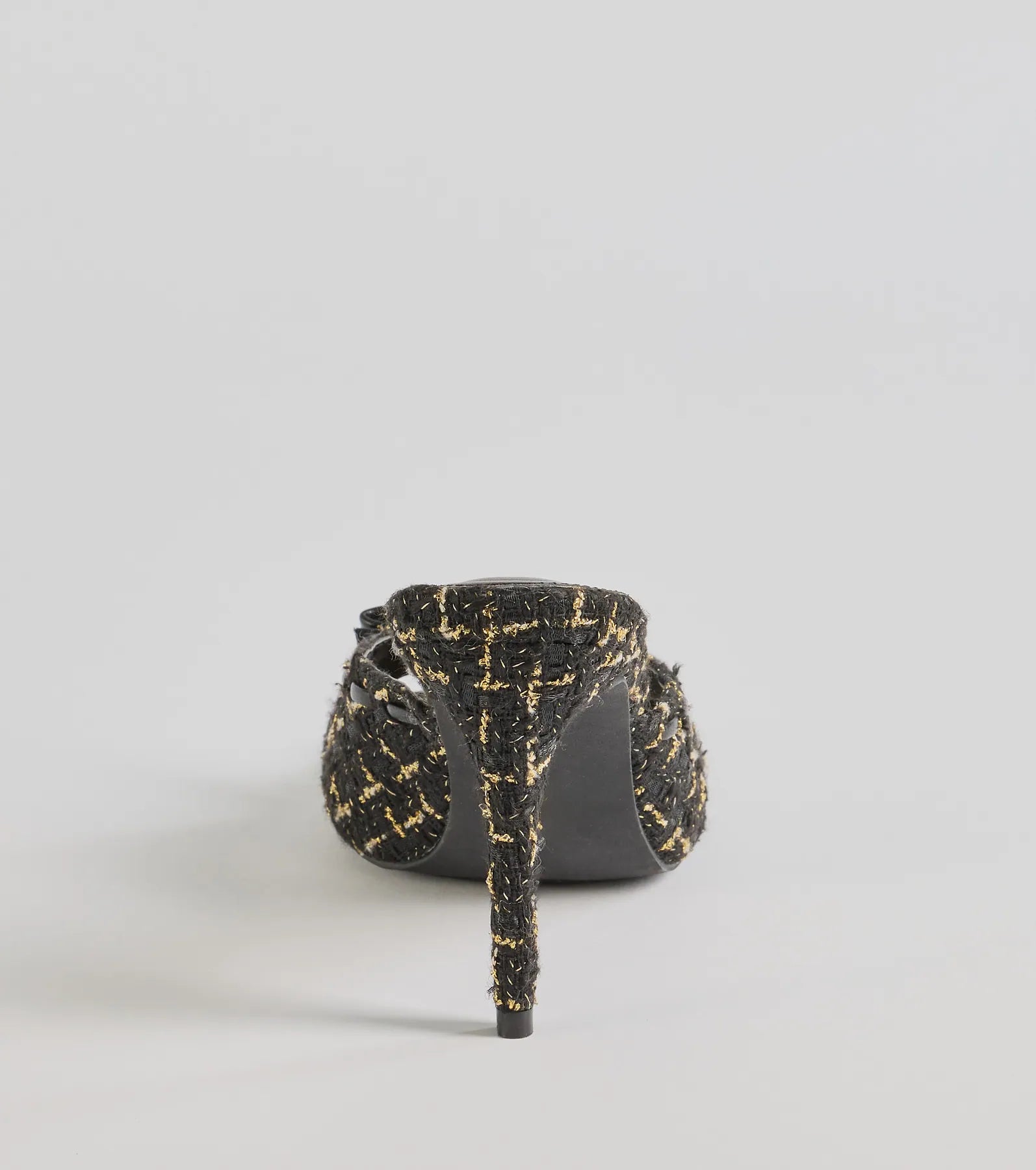 Sophisticated Charm Houndstooth Mules - Image 4