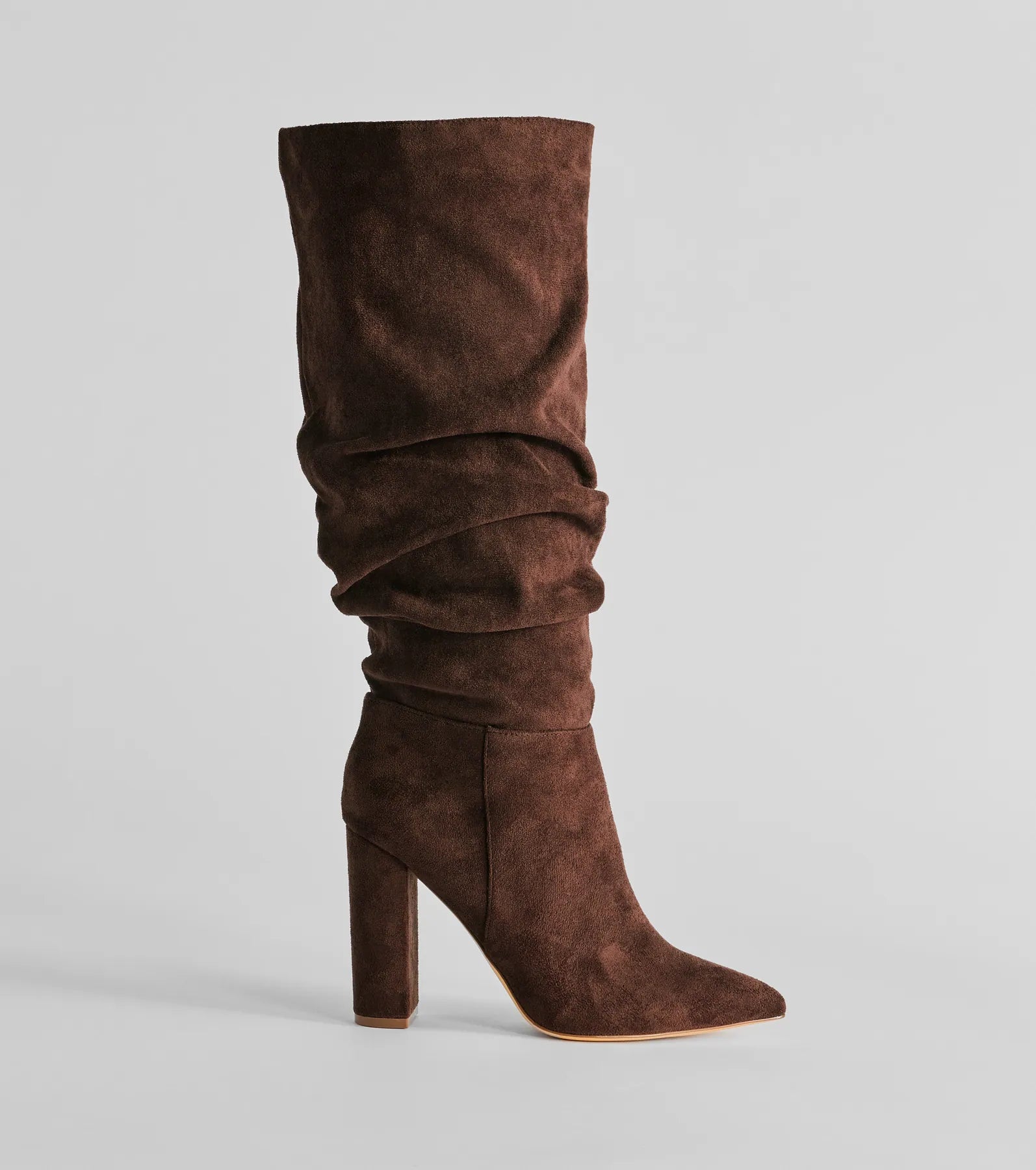 Runway Ready Under-The-Knee Scrunch Boots - Image 2