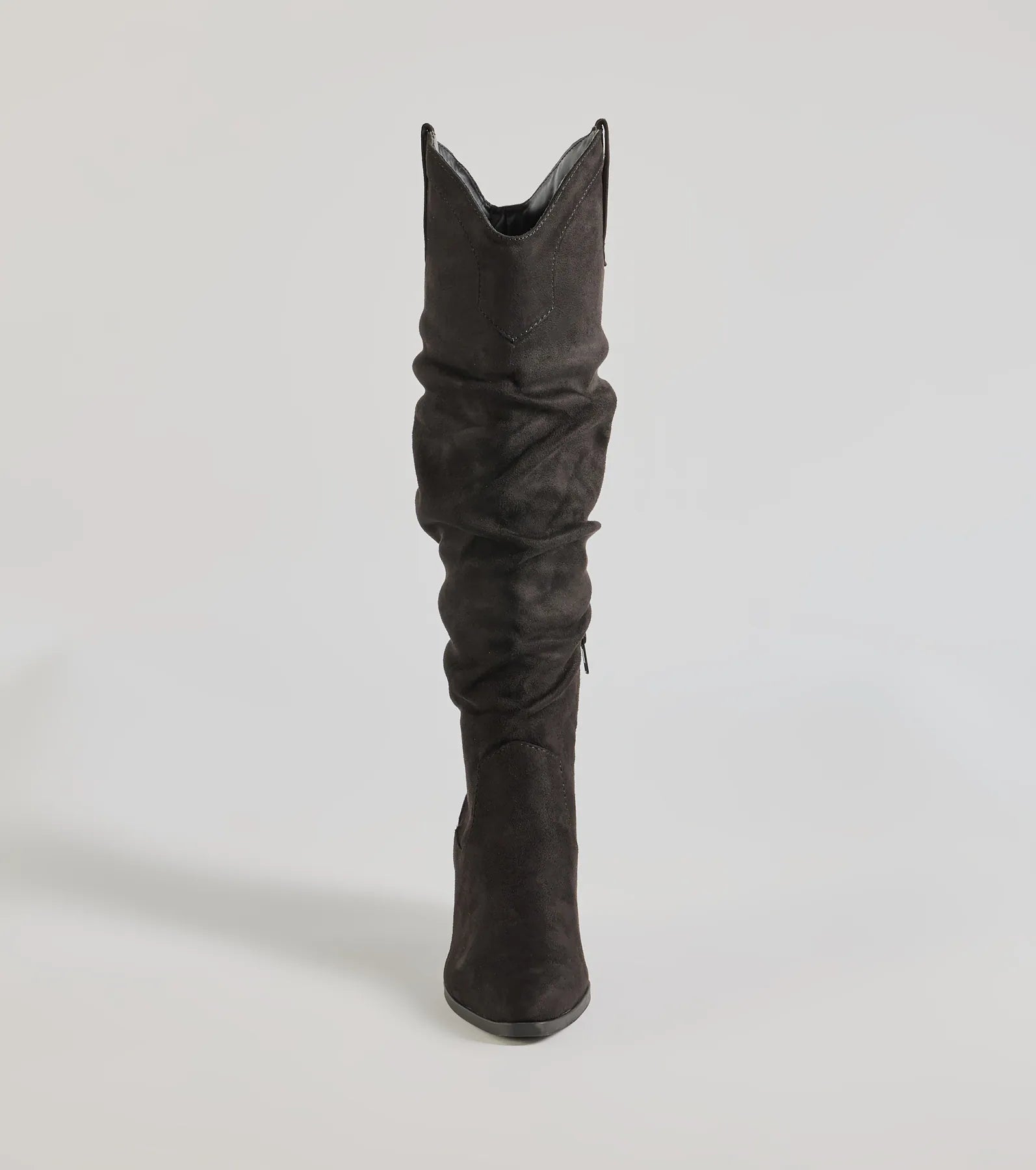 Strut In Style Slouched Under-The-Knee Boots - Image 3