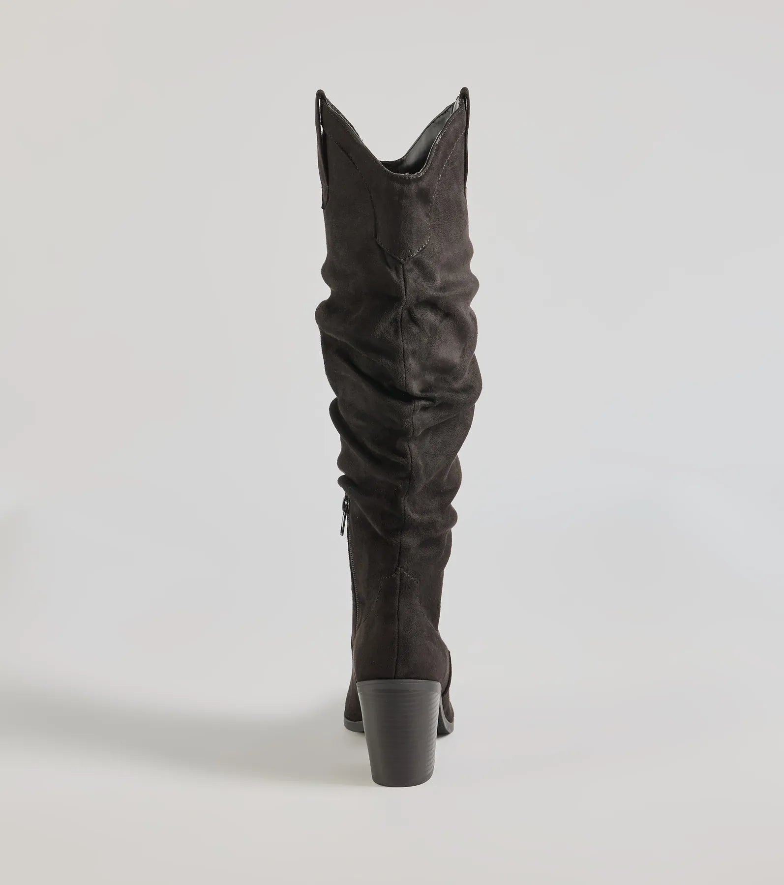 Strut In Style Slouched Under-The-Knee Boots - Image 4