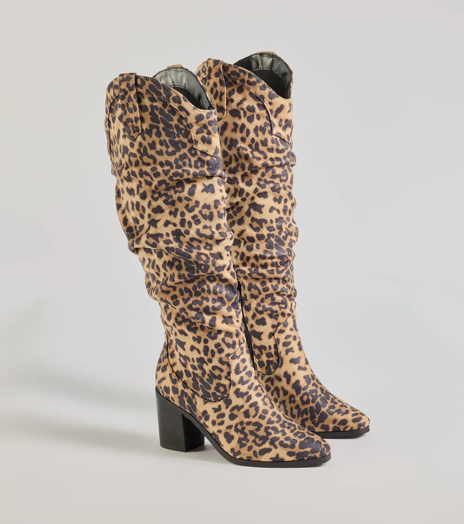 Strut In Style Slouched Under-The-Knee Boots - Image 5