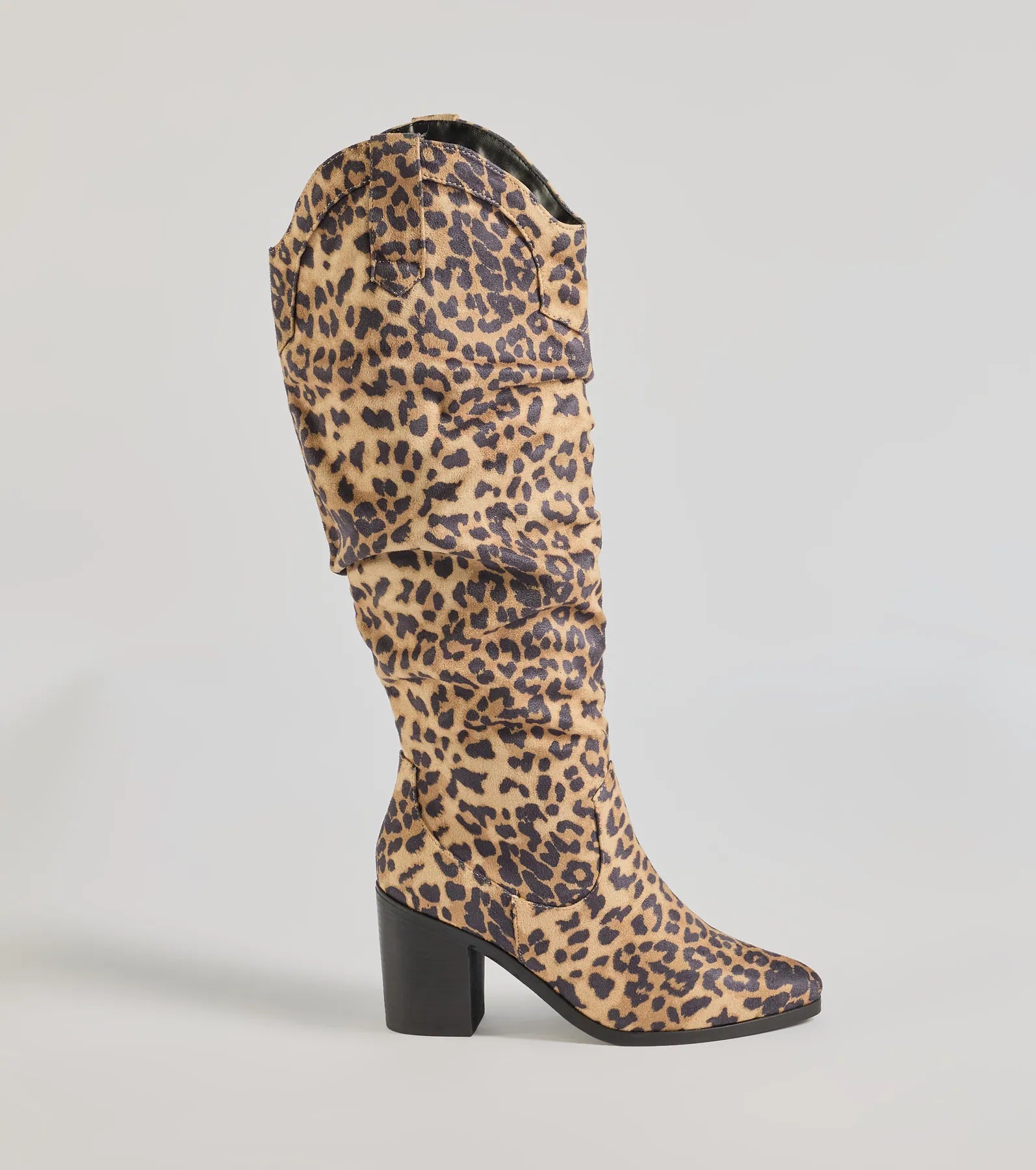 Strut In Style Slouched Under-The-Knee Boots - Image 6