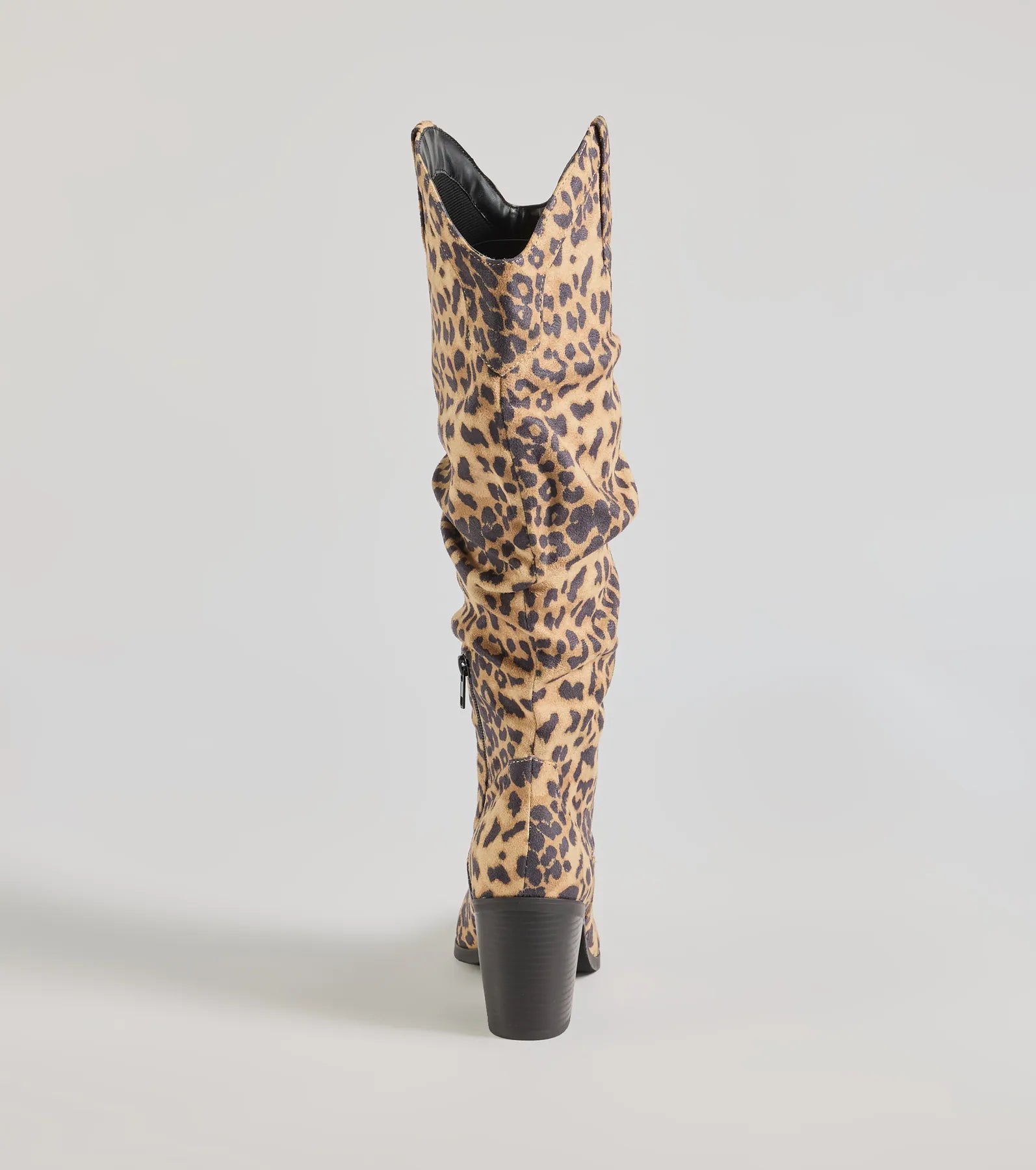 Strut In Style Slouched Under-The-Knee Boots - Image 8