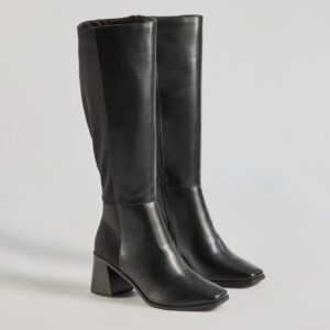 Here To Slay Under-The-Knee Block Heel Boots