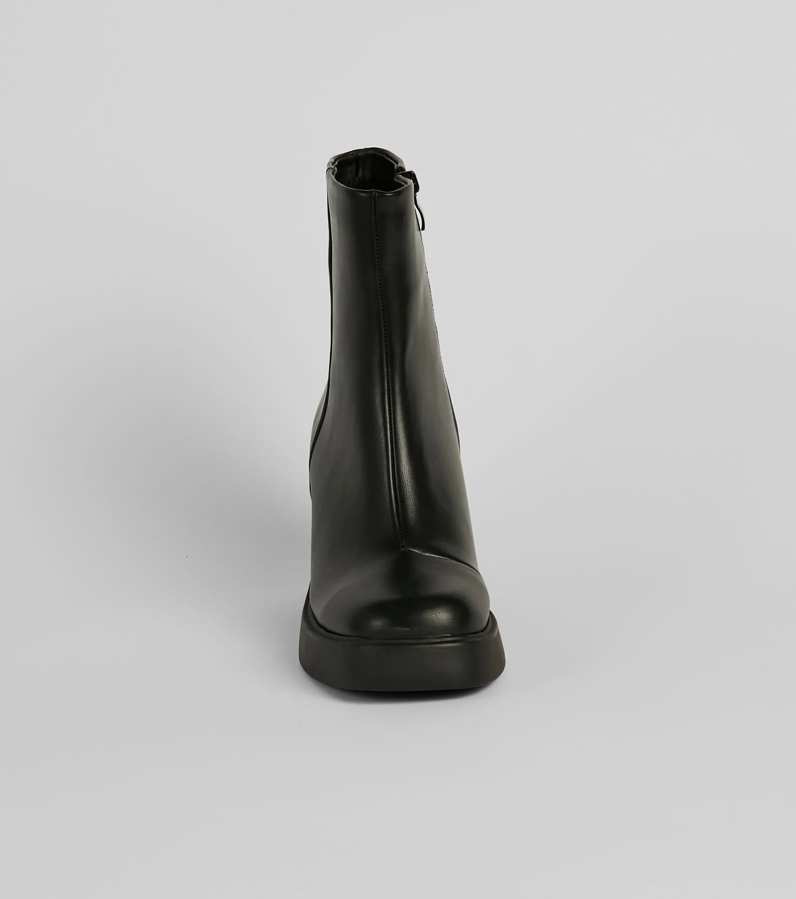 Looking Sleek Platform Block Heel Booties - Image 3