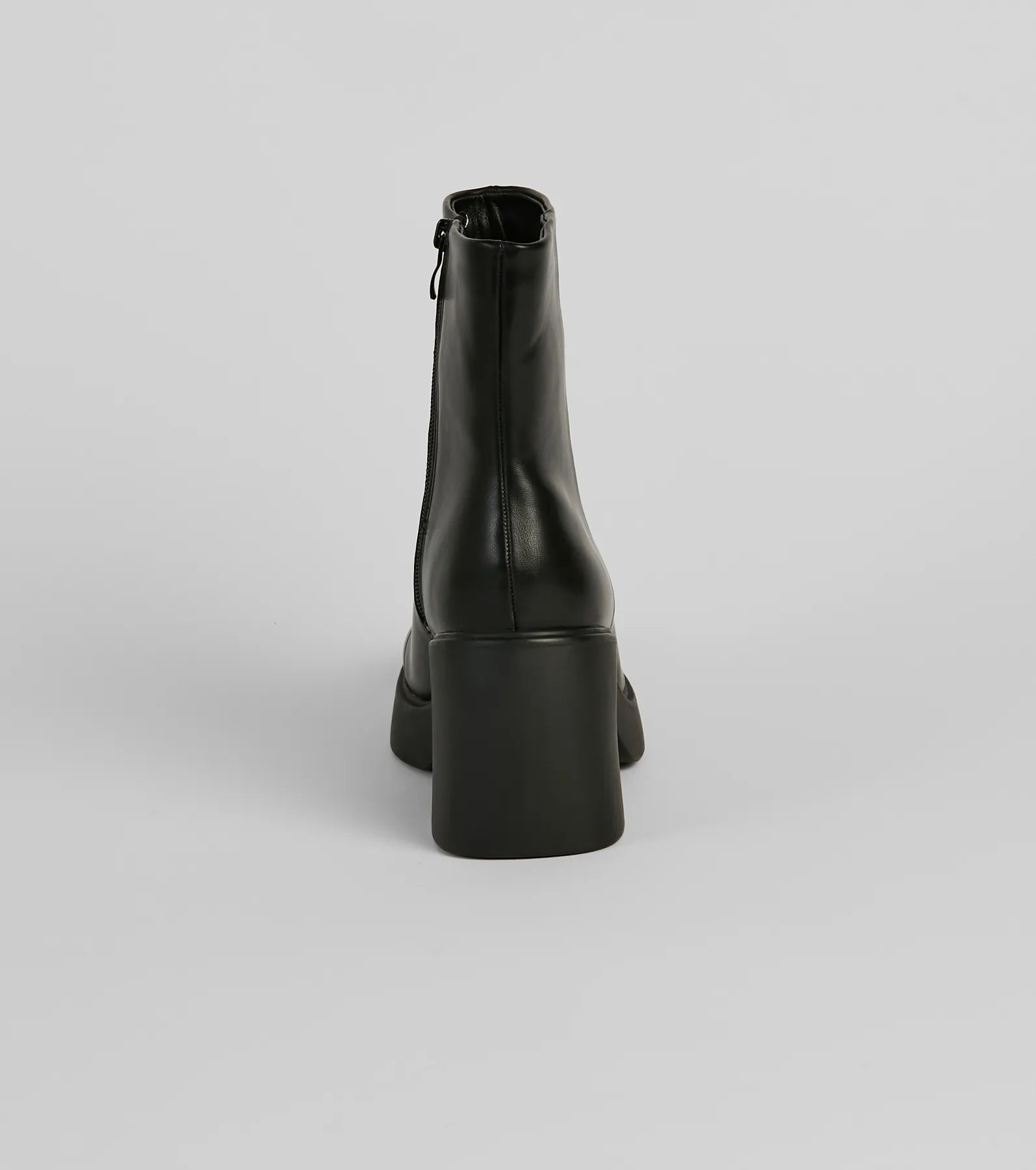 Looking Sleek Platform Block Heel Booties - Image 4